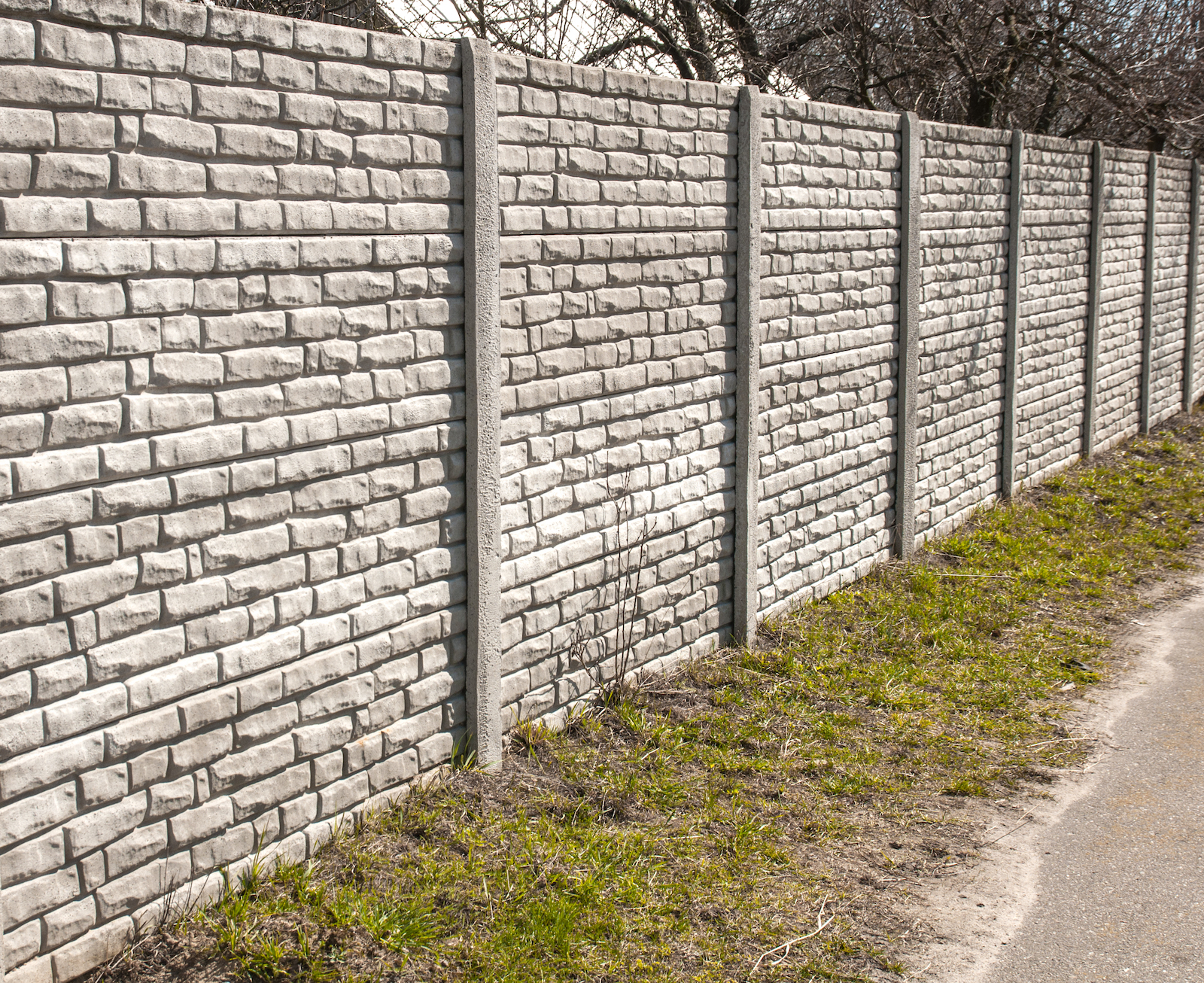 betonnen afsluiting